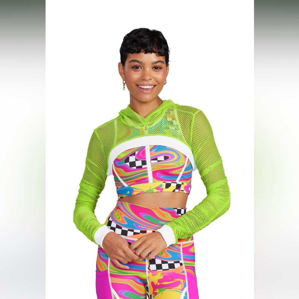 Brittany Allen x Peloton Mesh Micro Mini Top